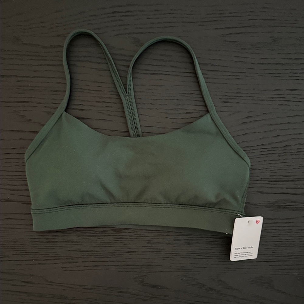 Lululemon Athletica Dark Green Sports Bra